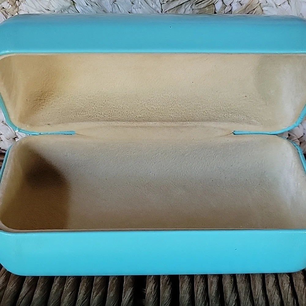 Tiffany & Co., hard eyeglass/sunglass case.
